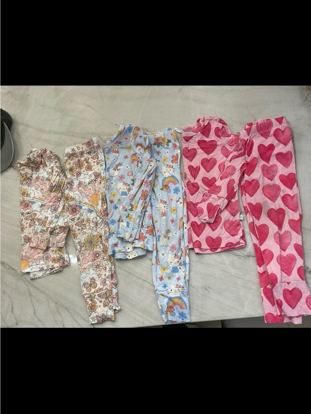 Posh peanut toddler girl pjs bundle 2t